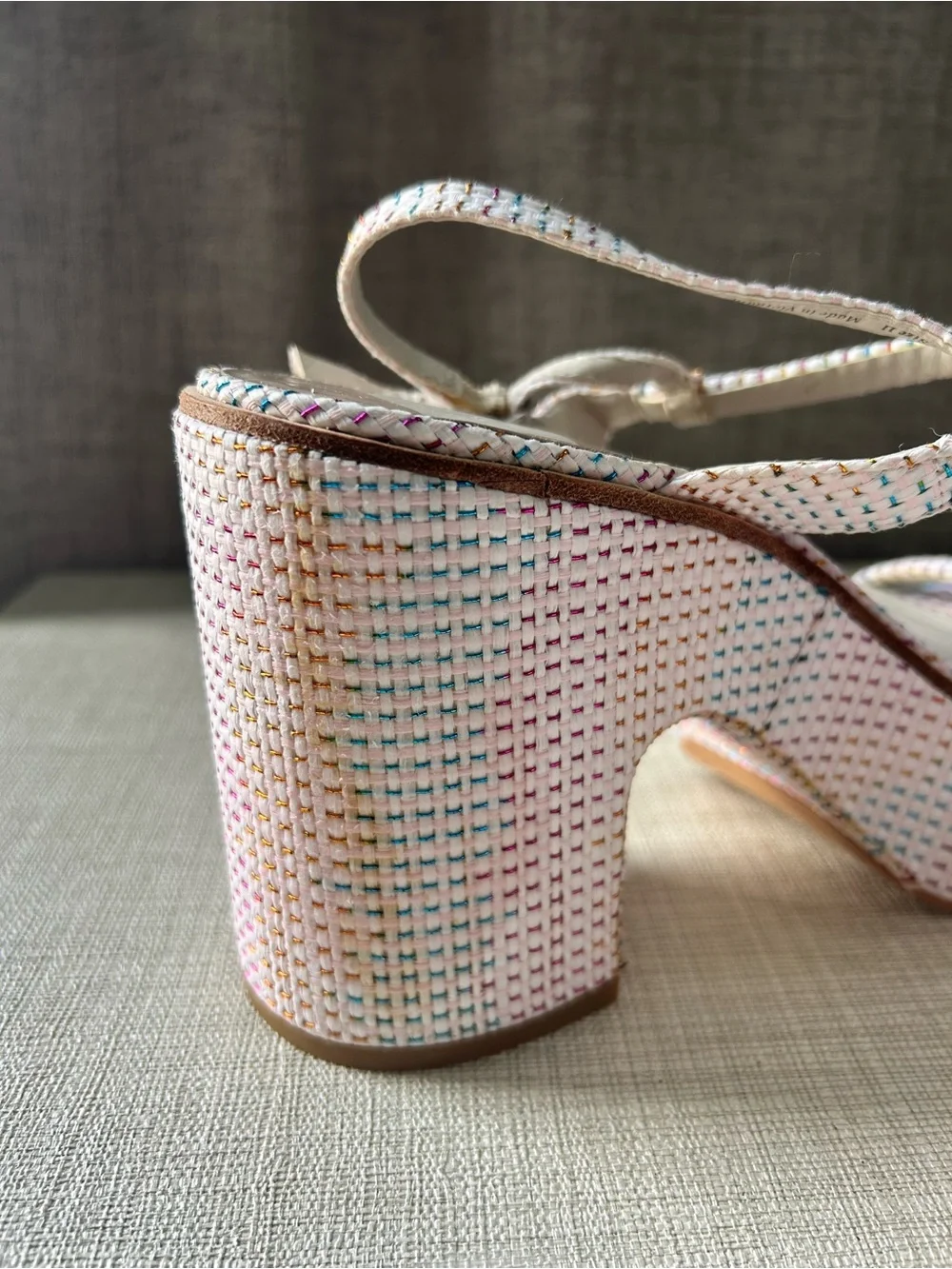 Dolce Vita woven platform